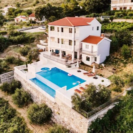 Sea View Luxury Apart Hotel Villa Conte With Swiming Pool And Romantic Spa Podstrana Eksteriør billede
