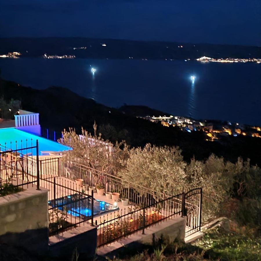 Sea View Luxury Apart Hotel Villa Conte With Swiming Pool And Romantic Spa Podstrana Eksteriør billede